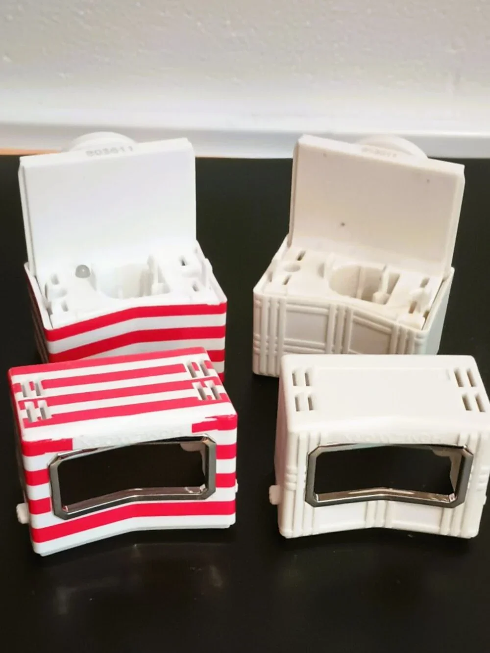 Red Stripe Electric Plug In Diffusers Set Of 2 Homeworx By Harry Slatkin